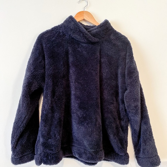 Pink and Navy warm Fleece PJ Set NWOT - Picture 6 of 8